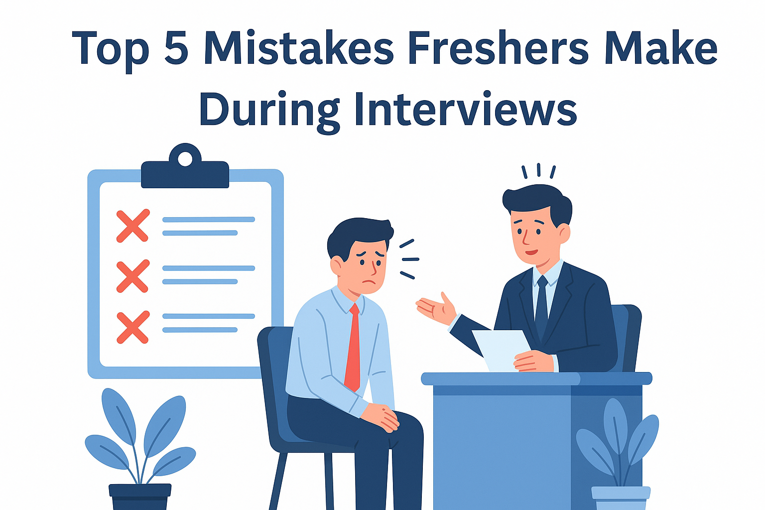 Top 5 Mistakes Freshers Make During Interviews